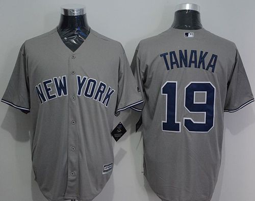 Yankees #19 Masahiro Tanaka Grey New Cool Base Stitched MLB Jersey Yankees #19 Masahiro Tanaka Grey New Cool Base Stitched MLB Jersey