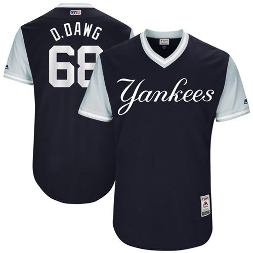 Yankees #68 Dellin Betances Navy "D. Dawg" Players Weekend Authentic Stitched MLB Jersey Yankees #68 Dellin Betances Navy "D. Dawg" Players Weekend Authentic Stitched MLB Jersey