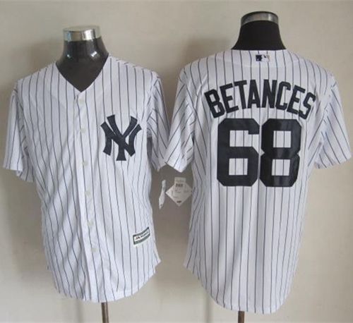 Yankees #68 Dellin Betances White Strip New Cool Base Stitched MLB Jersey Yankees #68 Dellin Betances White Strip New Cool Base Stitched MLB Jersey