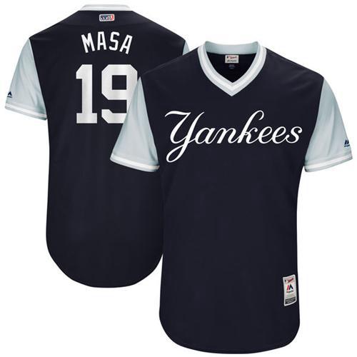 Yankees #19 Masahiro Tanaka Navy "Masa" Players Weekend Authentic Stitched MLB Jersey Yankees #19 Masahiro Tanaka Navy "Masa" Players Weekend Authentic Stitched MLB Jersey