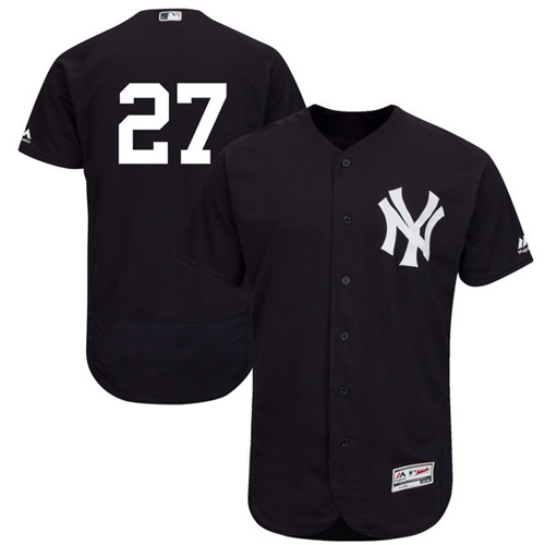 Yankees #27 Giancarlo Stanton Navy Blue Flexbase Authentic Collection Stitched MLB Jersey Yankees #27 Giancarlo Stanton Navy Blue Flexbase Authentic Collection Stitched MLB Jersey