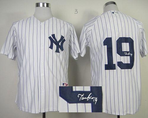 Yankees #19 Masahiro Tanaka White Autographed Stitched MLB Jersey Yankees #19 Masahiro Tanaka White Autographed Stitched MLB Jersey