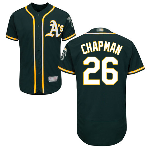 Athletics #26 Matt Chapman Green Flexbase Authentic Collection Stitched MLB Jersey Athletics #26 Matt Chapman Green Flexbase Authentic Collection Stitched MLB Jersey