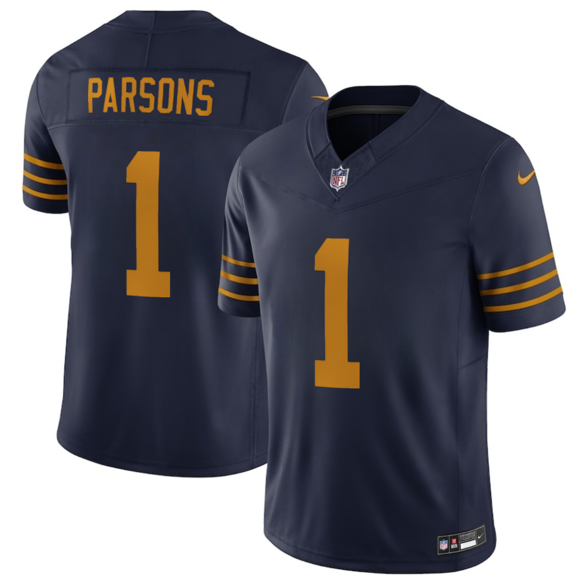 Men's Green Bay Packers #1 Micah Parsons Navy The 1923 Classic Vapor F.U.S.E. Limited Stitched Football Jersey Men's Green Bay Packers #1 Micah Parsons Navy The 1923 Classic Vapor F.U.S.E. Limited Stitched Football Jersey