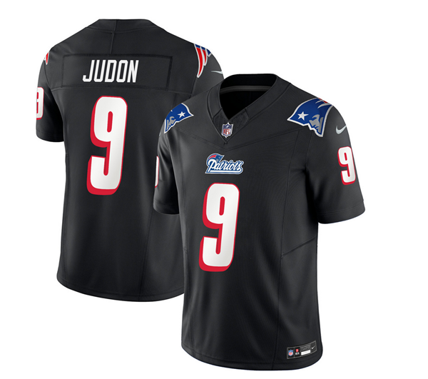 Men's New England Patriots #9 Matthew Judon Black 2023 F.U.S.E. Throwback Limited Stitched Football Jersey Men's New England Patriots #9 Matthew Judon Black 2023 F.U.S.E. Throwback Limited Stitched Football Jersey