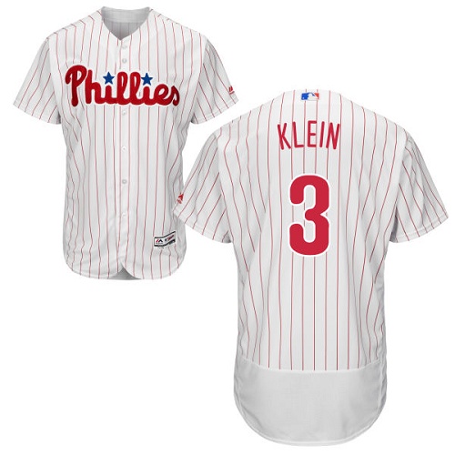Phillies #3 Chuck Klein White(Red Strip) Flexbase Authentic Collection Stitched MLB Jersey Phillies #3 Chuck Klein White(Red Strip) Flexbase Authentic Collection Stitched MLB Jersey