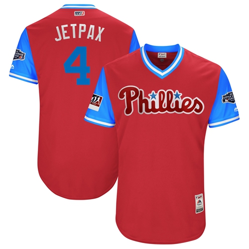 Phillies #4 Scott Kingery Red 