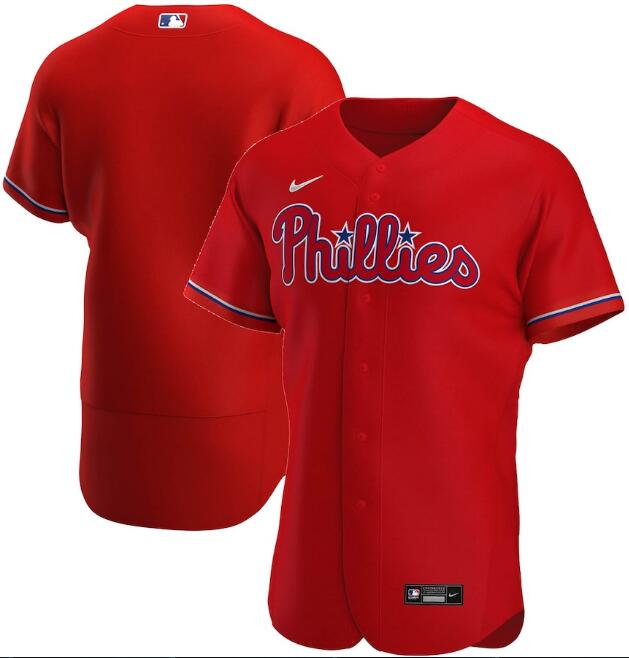 Men's Philadelphia Phillies Blank Red MLB Flex Base Stitched Jersey Men's Philadelphia Phillies Blank Red MLB Flex Base Stitched Jersey