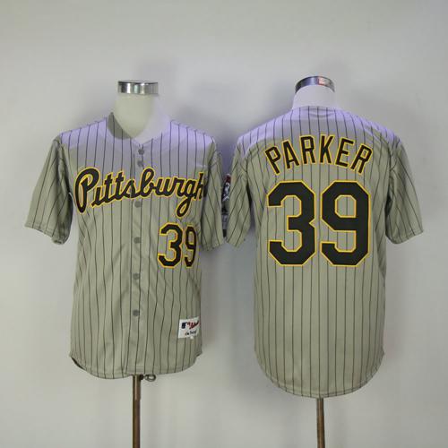 Pirates #39 Dave Parker Grey Strip 1997 Turn Back The Clock Stitched MLB Jersey Pirates #39 Dave Parker Grey Strip 1997 Turn Back The Clock Stitched MLB Jersey