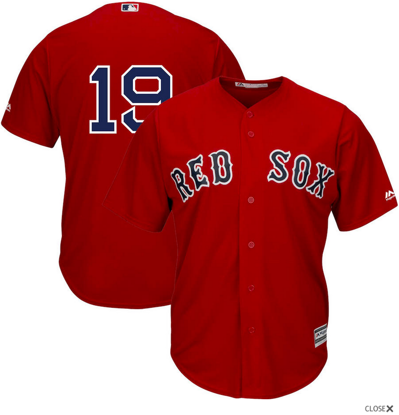 Boston Red Sox #19 Jackie Bradley Jr. Majestic Alternate Cool Base Player Jersey Scarlet Boston Red Sox #19 Jackie Bradley Jr. Majestic Alternate Cool Base Player Jersey Scarlet