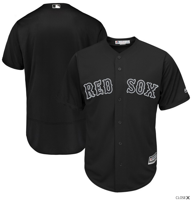 Men's Boston Red Sox Majestic Black 2019 Players' Weekend Team Stitched MLB Jersey Men's Boston Red Sox Majestic Black 2019 Players' Weekend Team Stitched MLB Jersey