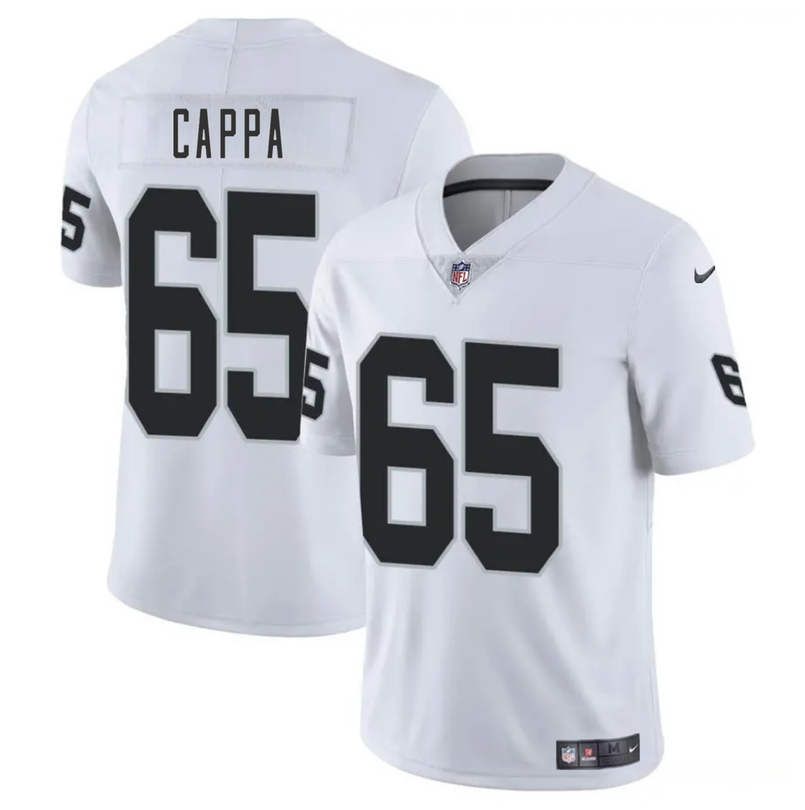 Men's Las Vegas Raiders #65 Alex Cappa White 2025 Vapor Stitched Football Jersey Men's Las Vegas Raiders #65 Alex Cappa White 2025 Vapor Stitched Football Jersey