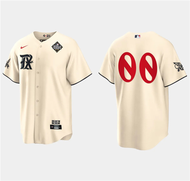 Men's Texas Rangers Active Player Custom Cream 2023 World Series City Connect Stitched Baseball Jersey Men's Texas Rangers Active Player Custom Cream 2023 World Series City Connect Stitched Baseball Jersey