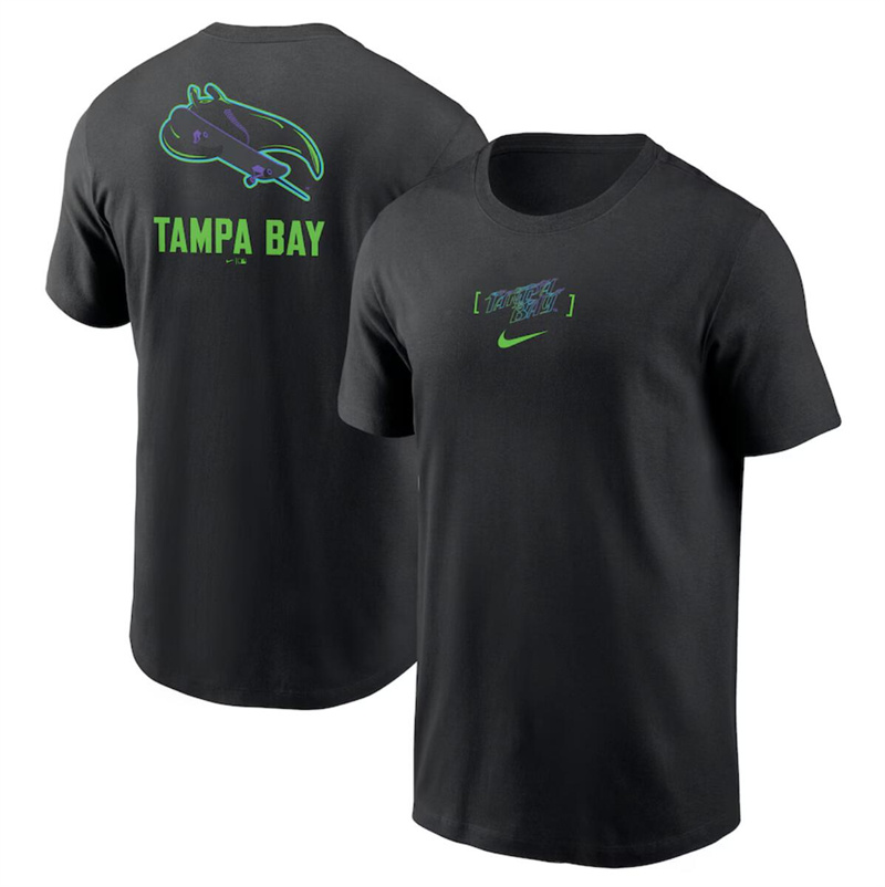 Men's Tampa Bay Rays Black 2024 City Connect Graphic T-Shirt Men's Tampa Bay Rays Black 2024 City Connect Graphic T-Shirt