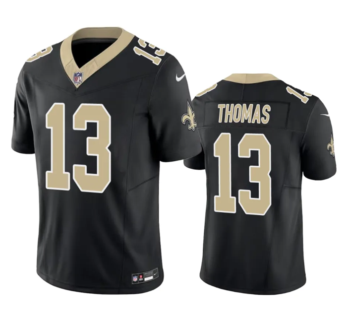 Men's New Orleans Saints #13 Michael Thomas Black 2023 F.U.S.E. Vapor Untouchable Limited Stitched Jersey Men's New Orleans Saints #13 Michael Thomas Black 2023 F.U.S.E. Vapor Untouchable Limited Stitched Jersey
