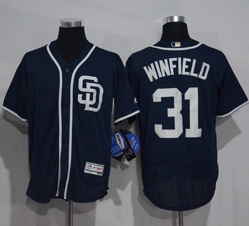 Padres #31 Dave Winfield Navy Blue Flexbase Authentic Collection Stitched MLB Jersey Padres #31 Dave Winfield Navy Blue Flexbase Authentic Collection Stitched MLB Jersey