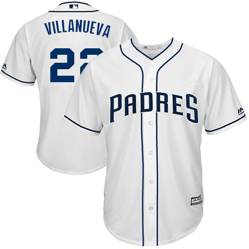 Padres #22 Christian Villanueva White New Cool Base Stitched MLB Jersey Padres #22 Christian Villanueva White New Cool Base Stitched MLB Jersey