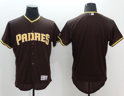 Padres Blank Brown Flexbase Authentic Collection Stitched MLB Jersey Padres Blank Brown Flexbase Authentic Collection Stitched MLB Jersey