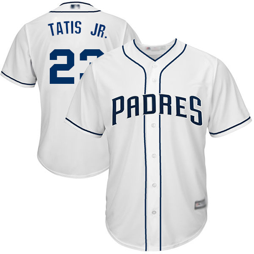 Padres #23 Fernando Tatis Jr. White New Cool Base Stitched MLB Jersey Padres #23 Fernando Tatis Jr. White New Cool Base Stitched MLB Jersey