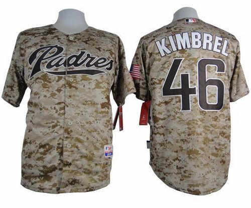 Padres #46 Craig Kimbrel Camo Alternate 2 Cool Base Stitched MLB Jersey Padres #46 Craig Kimbrel Camo Alternate 2 Cool Base Stitched MLB Jersey