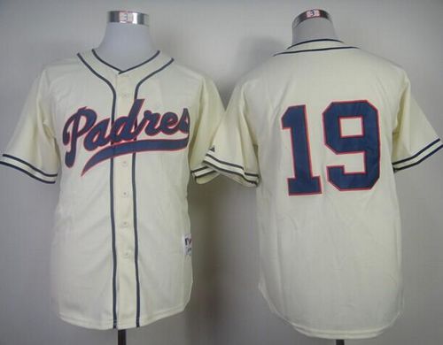 Padres #19 Tony Gwynn Cream 1948 Turn Back The Clock Stitched MLB Jersey Padres #19 Tony Gwynn Cream 1948 Turn Back The Clock Stitched MLB Jersey