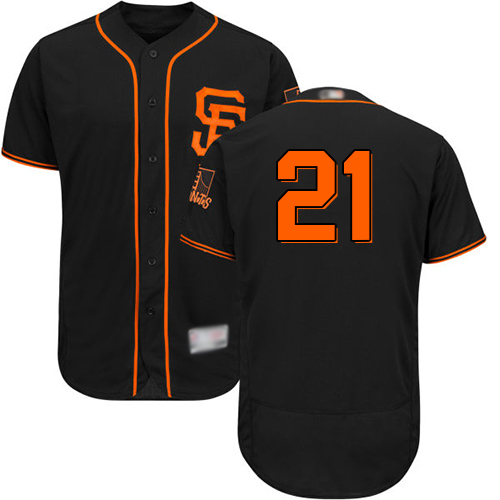Giants #21 Stephen Vogt Black Flexbase Authentic Collection Alternate Stitched MLB Jersey Giants #21 Stephen Vogt Black Flexbase Authentic Collection Alternate Stitched MLB Jersey