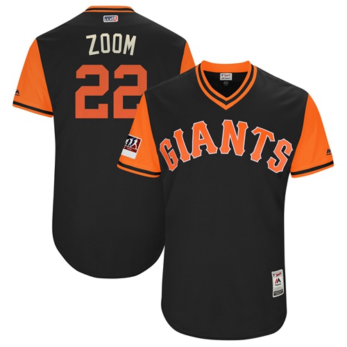 Giants #22 Andrew McCutchen Black "Zoom" Players Weekend Authentic Stitched MLB Jersey Giants #22 Andrew McCutchen Black "Zoom" Players Weekend Authentic Stitched MLB Jersey