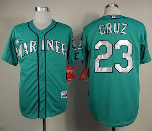 Mariners #23 Nelson Cruz Green Cool Base Stitched MLB Jersey Mariners #23 Nelson Cruz Green Cool Base Stitched MLB Jersey