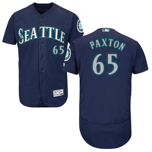 Mariners #65 James Paxton Navy Blue Flexbase Authentic Collection Stitched MLB Jersey Mariners #65 James Paxton Navy Blue Flexbase Authentic Collection Stitched MLB Jersey