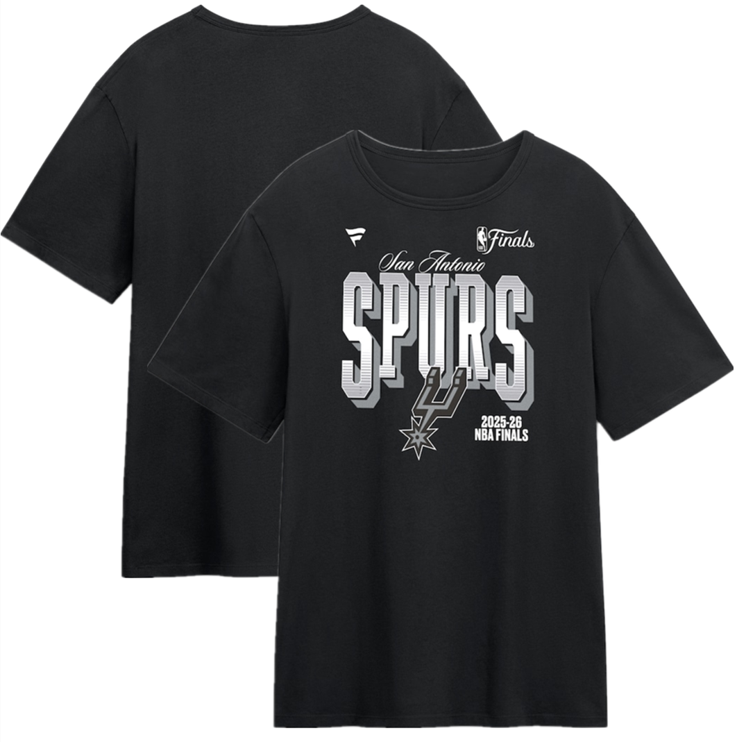 Men's San Antonio Spurs Black 2026 Finals T-Shirt