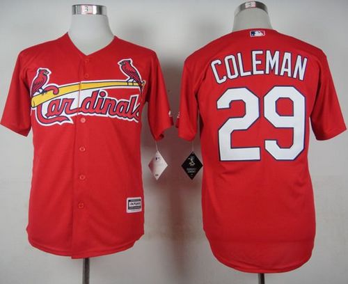 Cardinals #29 Vince Coleman Red Cool Base Stitched MLB Jersey Cardinals #29 Vince Coleman Red Cool Base Stitched MLB Jersey