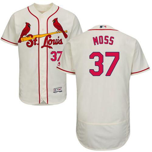 Cardinals #37 Brandon Moss Cream Flexbase Authentic Collection Stitched MLB Jersey Cardinals #37 Brandon Moss Cream Flexbase Authentic Collection Stitched MLB Jersey