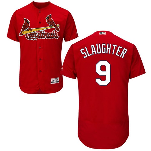 Cardinals #9 Enos Slaughter Red Flexbase Authentic Collection Stitched MLB Jersey Cardinals #9 Enos Slaughter Red Flexbase Authentic Collection Stitched MLB Jersey