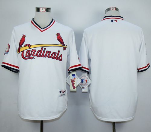 Cardinals Blank White 1982 Turn Back The Clock Stitched MLB Jersey Cardinals Blank White 1982 Turn Back The Clock Stitched MLB Jersey