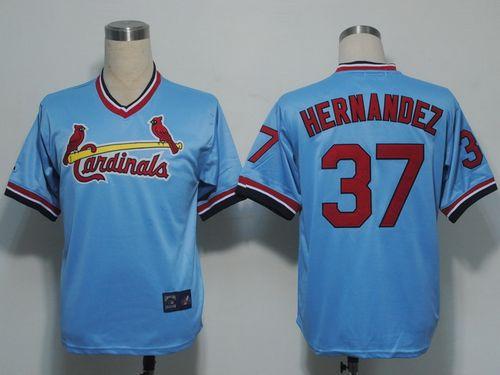 Cardinals #37 Keith Hernandez Blue Cooperstown Throwback Stitched MLB Jersey Cardinals #37 Keith Hernandez Blue Cooperstown Throwback Stitched MLB Jersey