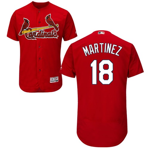 Cardinals #18 Carlos Martinez Red Flexbase Authentic Collection Stitched MLB Jersey Cardinals #18 Carlos Martinez Red Flexbase Authentic Collection Stitched MLB Jersey