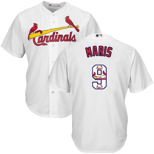 Cardinals #9 Roger Maris White Team Logo Fashion Stitched MLB Jersey Cardinals #9 Roger Maris White Team Logo Fashion Stitched MLB Jersey