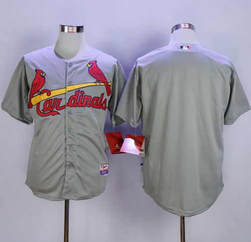 Cardinals Blank Grey Cool Base Stitched MLB Jersey Cardinals Blank Grey Cool Base Stitched MLB Jersey