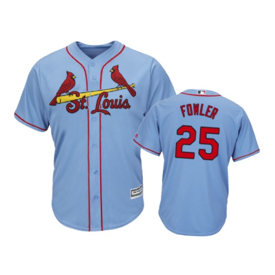 Cardinals #25 Dexter Fowler Horizon Blue Alternate 2019 Cool Base Stitched MLB Jersey Cardinals #25 Dexter Fowler Horizon Blue Alternate 2019 Cool Base Stitched MLB Jersey