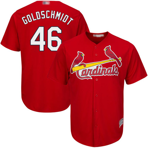 Cardinals #46 Paul Goldschmidt Red New Cool Base Stitched MLB Jersey Cardinals #46 Paul Goldschmidt Red New Cool Base Stitched MLB Jersey