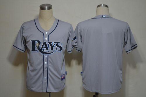 Rays Blank Grey Cool Base Stitched MLB Jersey Rays Blank Grey Cool Base Stitched MLB Jersey