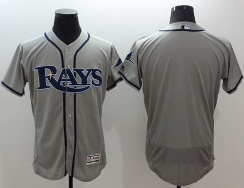 Rays Blank Grey Flexbase Authentic Collection Stitched MLB Jersey Rays Blank Grey Flexbase Authentic Collection Stitched MLB Jersey