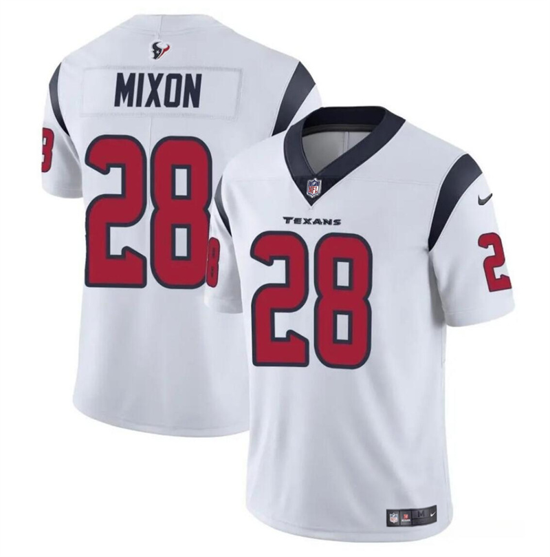 Men's Houston Texans #28 Joe Mixon White Vapor Untouchable Stitched Football Jersey Men's Houston Texans #28 Joe Mixon White Vapor Untouchable Stitched Football Jersey