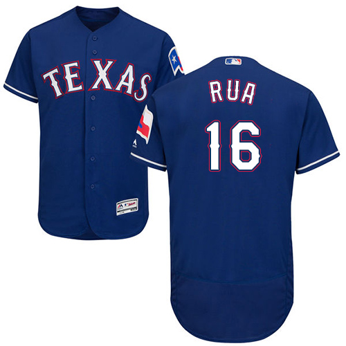 Rangers #16 Ryan Rua Blue Flexbase Authentic Collection Stitched MLB Jersey Rangers #16 Ryan Rua Blue Flexbase Authentic Collection Stitched MLB Jersey