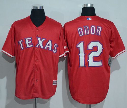 Rangers #12 Rougned Odor Red New Cool Base Stitched MLB Jersey Rangers #12 Rougned Odor Red New Cool Base Stitched MLB Jersey