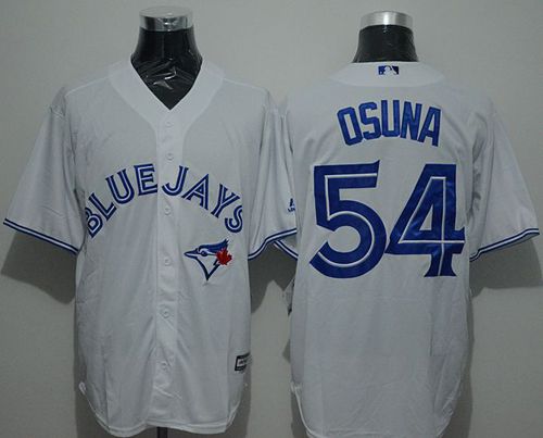 Blue Jays #54 Roberto Osuna White New Cool Base Stitched MLB Jersey Blue Jays #54 Roberto Osuna White New Cool Base Stitched MLB Jersey
