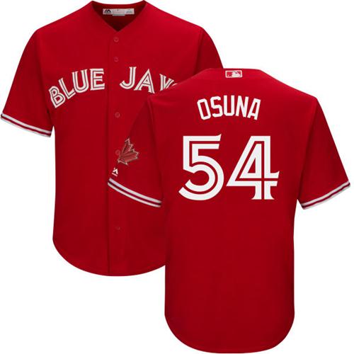 Blue Jays #54 Roberto Osuna Red New Cool Base Canada Day Stitched MLB Jersey Blue Jays #54 Roberto Osuna Red New Cool Base Canada Day Stitched MLB Jersey