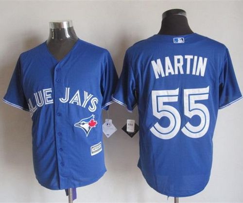 Blue Jays #55 Russell Martin Blue New Cool Base Stitched MLB Jersey Blue Jays #55 Russell Martin Blue New Cool Base Stitched MLB Jersey