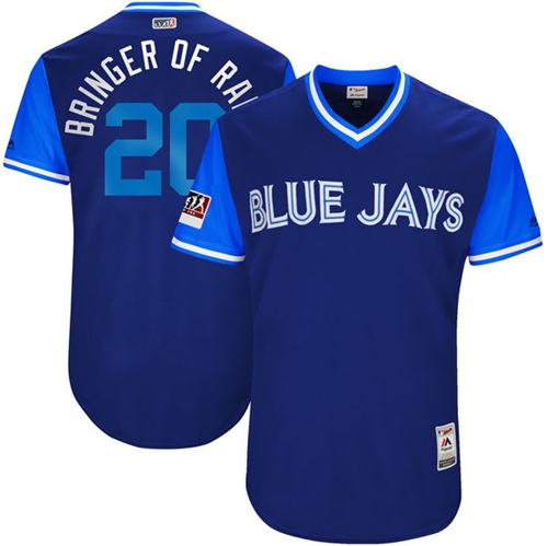 Blue Jays #20 Josh Donaldson Light Blue 