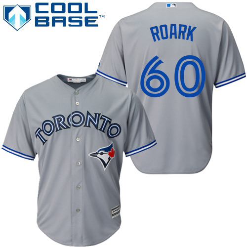 Blue Jays #60 Tanner Roark Grey New Cool Base Stitched MLB Jersey Blue Jays #60 Tanner Roark Grey New Cool Base Stitched MLB Jersey